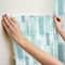 RoomMates Mr. Kate Blue Watercolor Glass Peel & Stick Wallpaper
